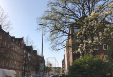 Abendspaziergang_Kiel_Moellingstraße_Riesenrad